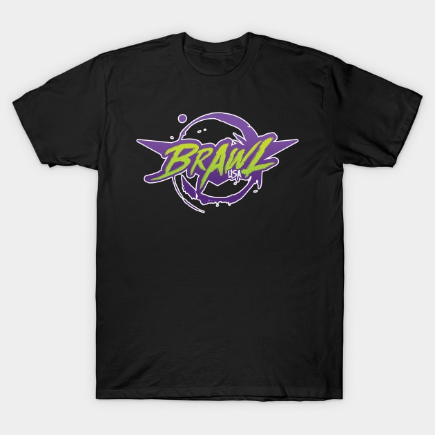 Classic BRAWL USA Logo T-Shirt by brawlusa